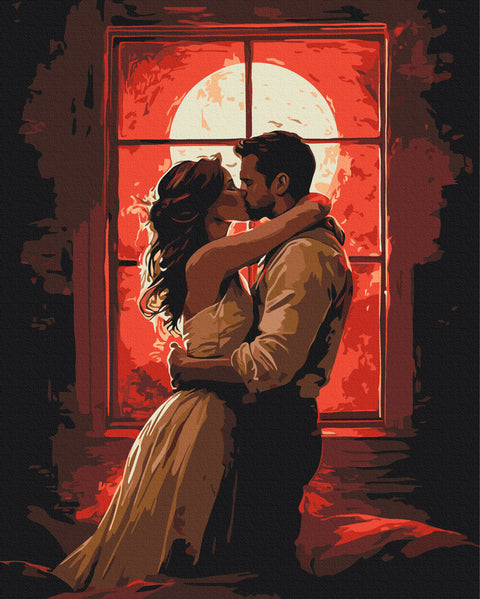 Malowanie po numerach Płomień uczuć (BS54218)