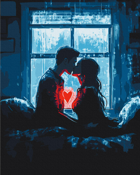 Malowanie po numerach Serca, które są zjednoczone (BS54219)