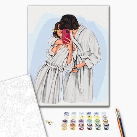 Malowanie po numerach Szczęśliwe chwile ©Alla Berezovska (BS54225)