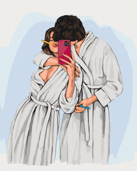 Malowanie po numerach Szczęśliwe chwile ©Alla Berezovska (BS54225)