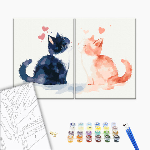 Malowanie po numerach Mruk miłości (RBS10289Q)