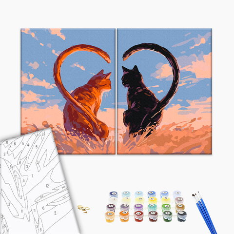 Malowanie po numerach Miłość, która ogrzewa (RBS10301Q)