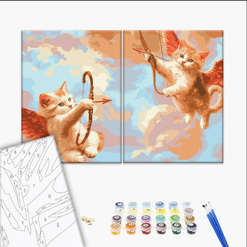 Malowanie po numerach Strzały miłości (RBS10345Q)