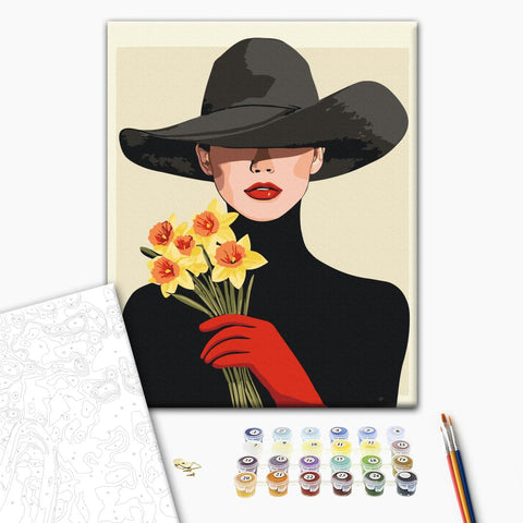 Malowanie po numerach Bukiet żonkili (BS54279)