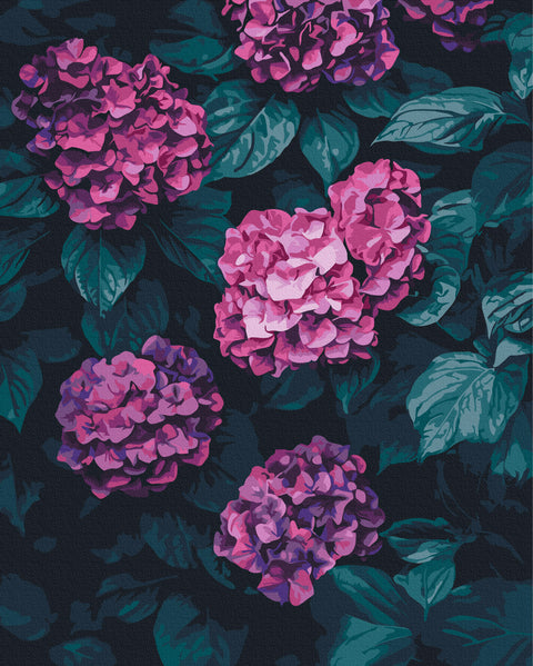 Malowanie po numerach Bajkowa hortensja (BS54274)