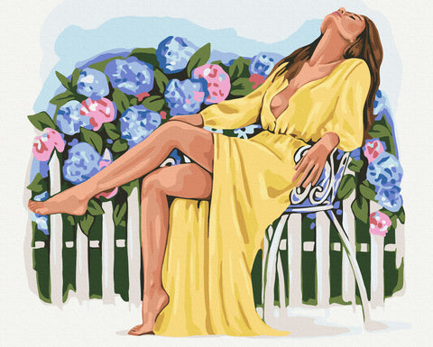 Malowanie po numerach Kwitnący spokój ©Alla Berezovska (BS54282)