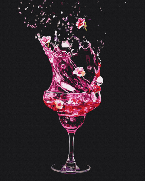 Malowanie po numerach Wiosenny koktajl ©galigrafiya (BS54280)