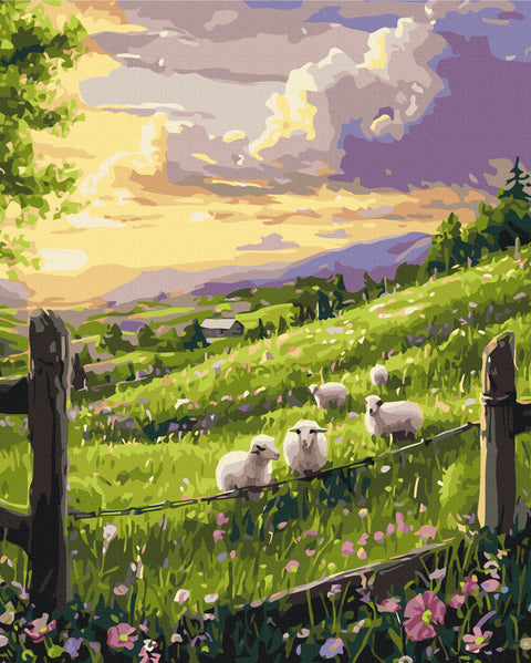 Malowanie po numerach Wiosenna łąka (BS54293)