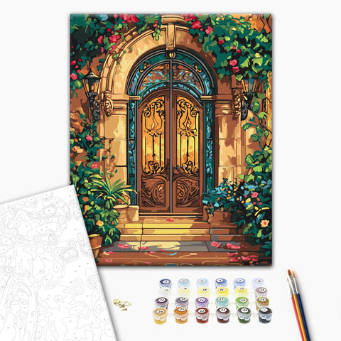 Malowanie po numerach Drzwi do bajki (BS54230)