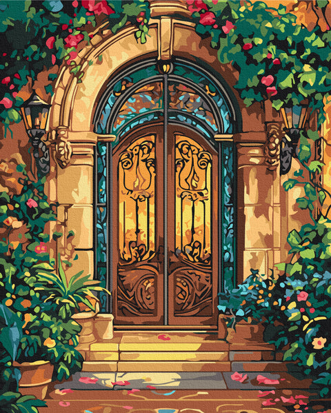 Malowanie po numerach Drzwi do bajki (BS54230)