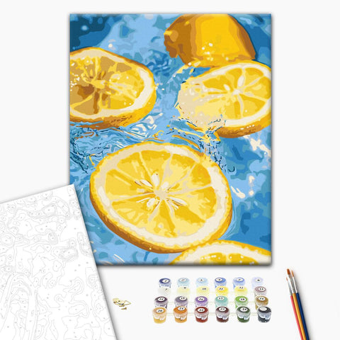 Malowanie po numerach Orzeźwiająca cytryna (BS54307)