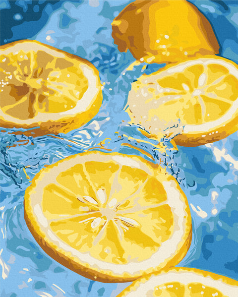 Malowanie po numerach Orzeźwiająca cytryna (BS54307)