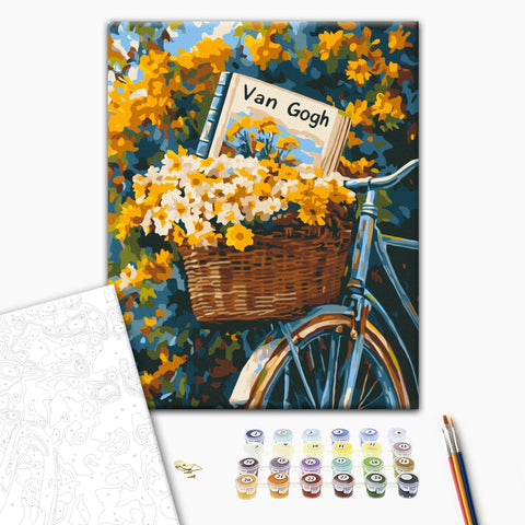 Malowanie po numerach Rower Van Gogha (BS54319)