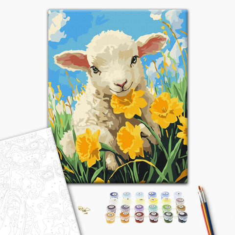 Malowanie po numerach Delikatne beczenie lata (BS54317)