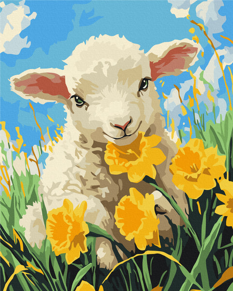 Malowanie po numerach Delikatne beczenie lata (BS54317)