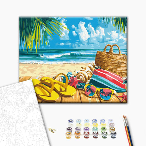 Malowanie po numerach Wakacje nad morzem (BS54242)