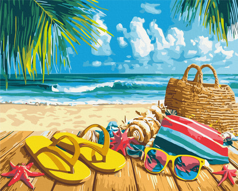 Malowanie po numerach Wakacje nad morzem (BS54242)