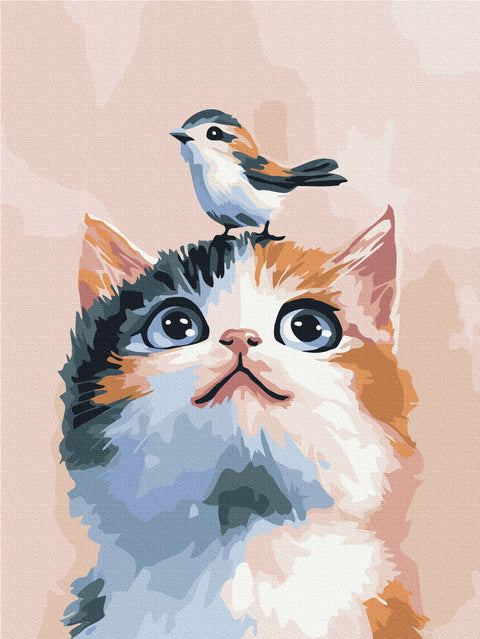 Malowanie po numerach Mali przyjaciele (KBS0196)