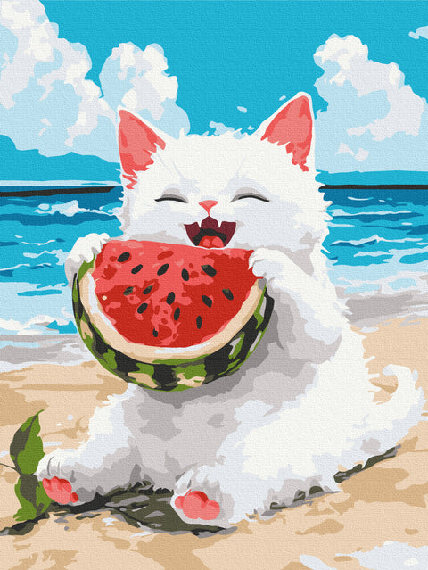 Malowanie po numerach Pyszny arbuz (KBS0189)