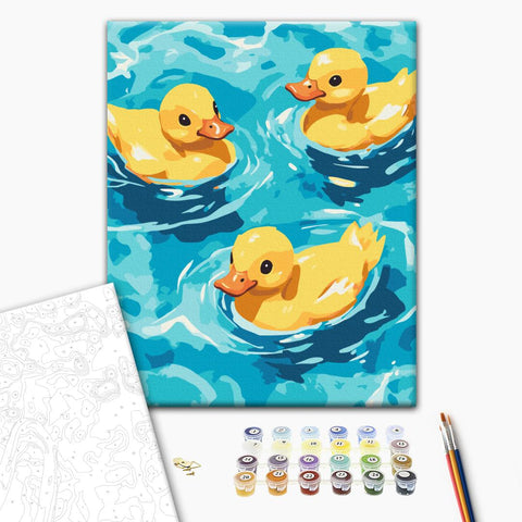 Malowanie po numerach Kaczuszki (KBS0178)