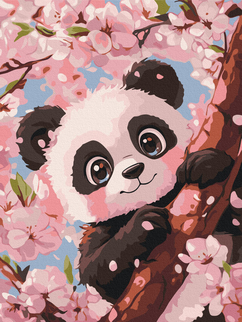 Malowanie po numerach Urocza panda (KBS0181)