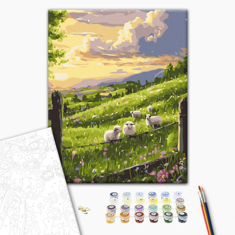 Malowanie po numerach Wiosenna łąka (RBS54293)