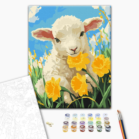 Malowanie po numerach Delikatne beczenie lata (RBS54317)