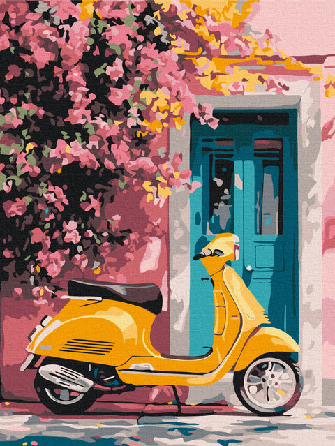 Malowanie po numerach Spacer w stylu retro (RBS54315)