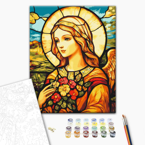 Malowanie po numerach Anioł miłości i dobroci (BS54326)