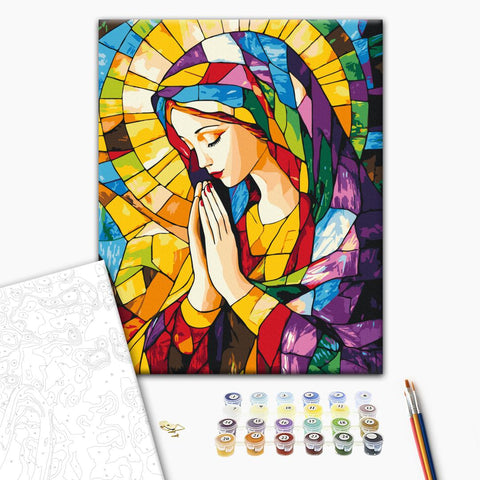 Malowanie po numerach Modlitwa światła (BS54327)