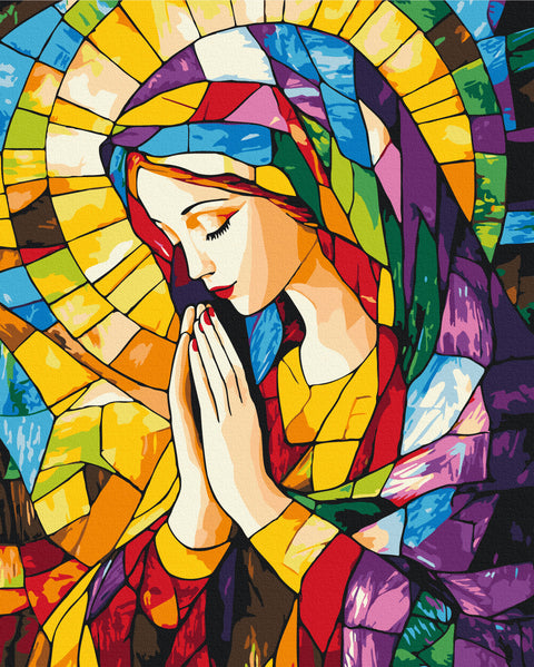 Malowanie po numerach Modlitwa światła (BS54327)