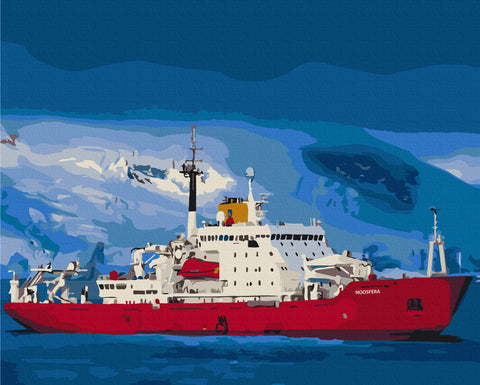 Malowanie po numerach Piękna "Noosfera" na Antarktydzie © Sergey Glotov (BS54262)