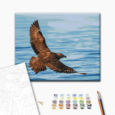 Malowanie po numerach Lot południowej zorzy polarnej © Serhiy Glotov (BS54269)