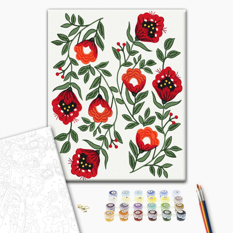 Malowanie po numerach Ogród w pełnym rozkwicie ©ptaha.in.ua (BS54364)