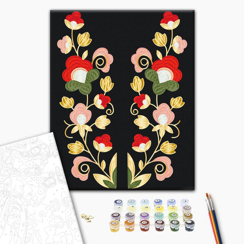 Malowanie po numerach Symfonia kwiatów ©ptaha.in.ua (BS54366)