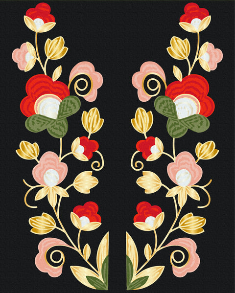 Malowanie po numerach Symfonia kwiatów ©ptaha.in.ua (BS54366)