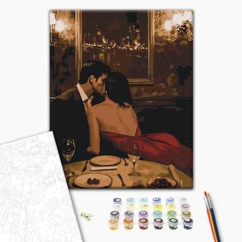 Malowanie po numerach W ramionach wieczoru (BS54347)