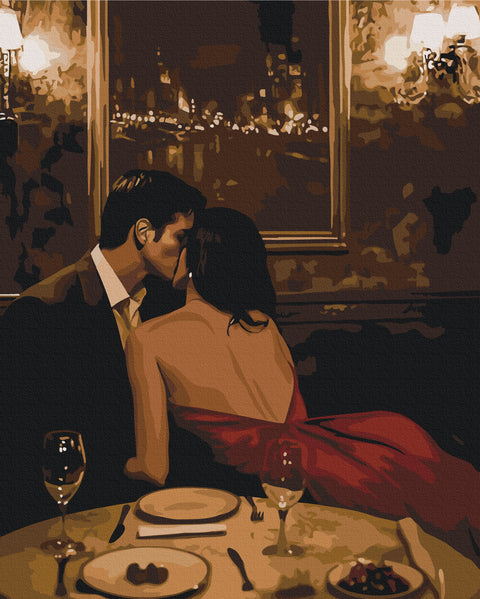 Malowanie po numerach W ramionach wieczoru (BS54347)