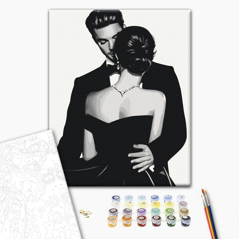 Malowanie po numerach Elegancki romans (BS54352)