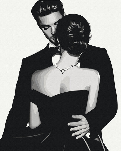 Malowanie po numerach Elegancki romans (BS54352)