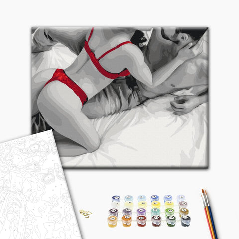 Malowanie po numerach Kontrast emocji (BS54350)