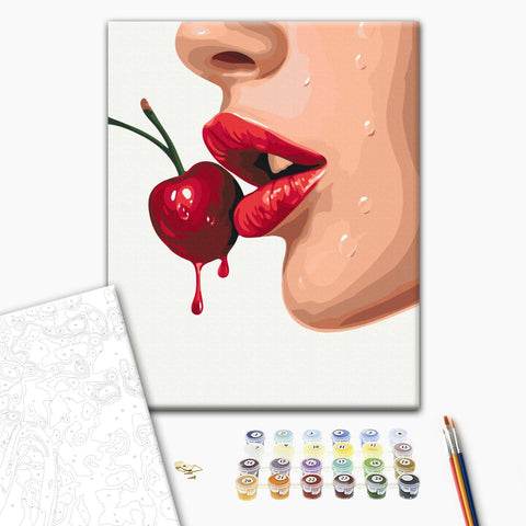 Malowanie po numerach Uwodzicielska czerwień (BS54340)