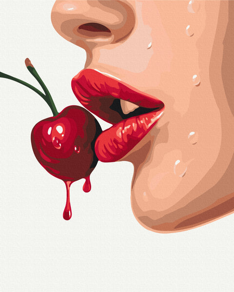 Malowanie po numerach Uwodzicielska czerwień (BS54340)