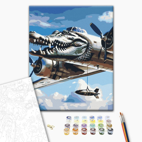 Malowanie po numerach Krokodyl Bombardino (BS54388)