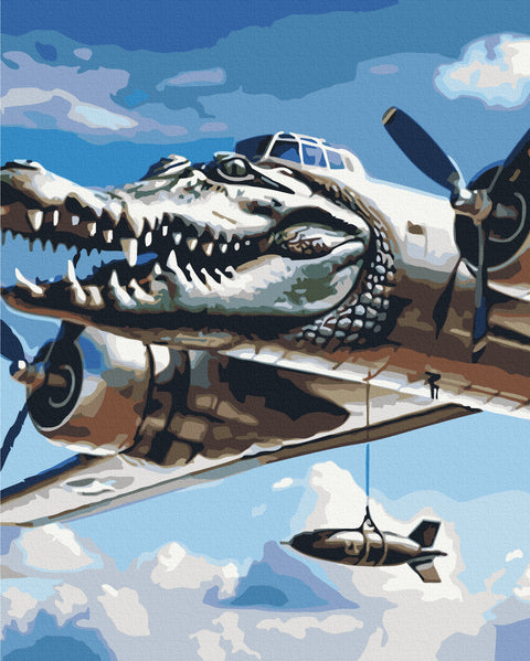 Malowanie po numerach Krokodyl Bombardino (BS54388)