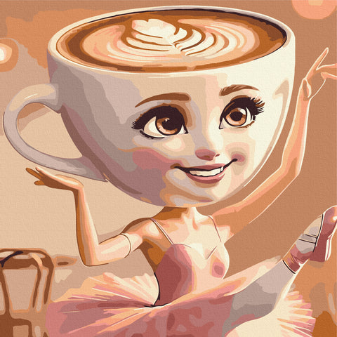 Malowanie po numerach Ballerina Cappuccino (SBS037)