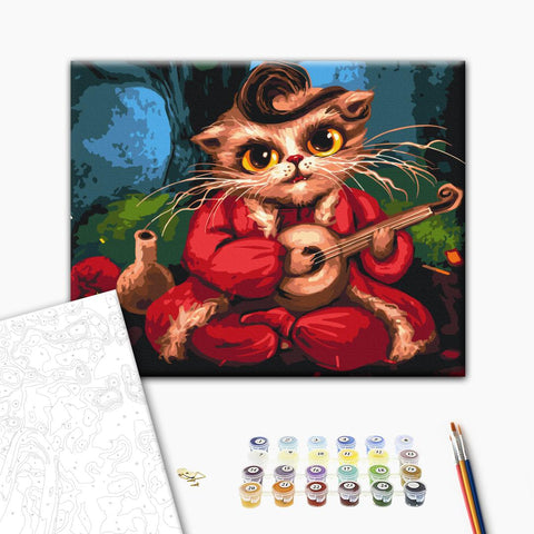 Malowanie po numerach Cat Mamai © Marianna Pashchuk (BS54423)