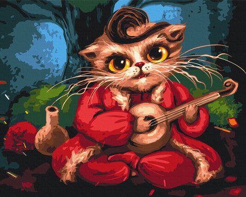 Malowanie po numerach Cat Mamai © Marianna Pashchuk (BS54423)