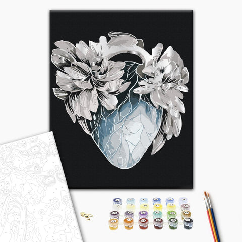 Malowanie po numerach Lód z miłością © Julia Angeliuk (BS54384)