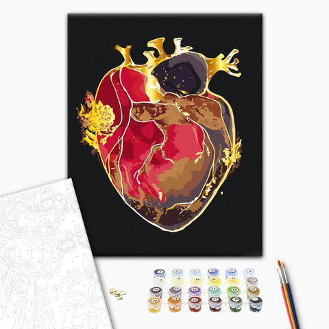 Malowanie po numerach Z miłością do siebie © Julia Angeliuk (BS54433)